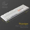 Клавиатура игровая Ducky One 3 Cherry MX Red RGB (White) (UA)