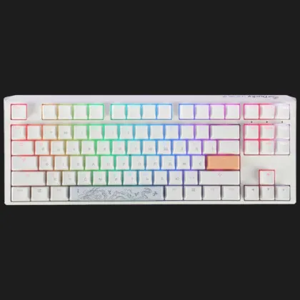 Клавіатура ігрова Ducky One 3 TKL Cherry MX Blue RGB (White) (UA)
