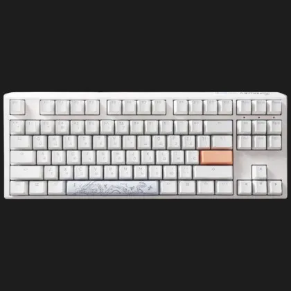 Клавиатура игровая Ducky One 3 TKL Cherry MX Blue RGB (White) (UA)