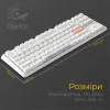 Клавіатура ігрова Ducky One 3 TKL Cherry MX Speed silver RGB (White) (UA)