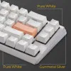 Клавіатура ігрова Ducky One 3 SF Cherry MX Red RGB (White) (UA)