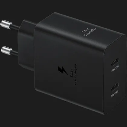 Блок питания Samsung 50W 2xUSB-С (with Type-C Cable) (Black) в Киеве