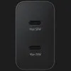 Блок питания Samsung 50W 2xUSB-С (with Type-C Cable) (Black)