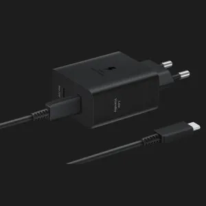 Блок питания Samsung 50W 2xUSB-С (with Type-C Cable) (Black) в Луцке