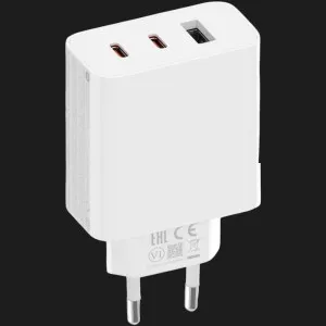 Блок питания Xiaomi 67W Gan Charger 2C1A (BHR7493EU) (White) в Луцке