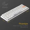 Клавиатура игровая Ducky One 3 Mini Cherry MX Red RGB (White) (UA)