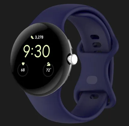 Ремешок Silicone Fit для Google Pixel Watch 3/4 45 mm (Midnight Blue)