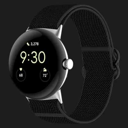 Ремінець Nylon Strap для Google Pixel Watch 1/2/3/4 41 mm (Black) в Бродах