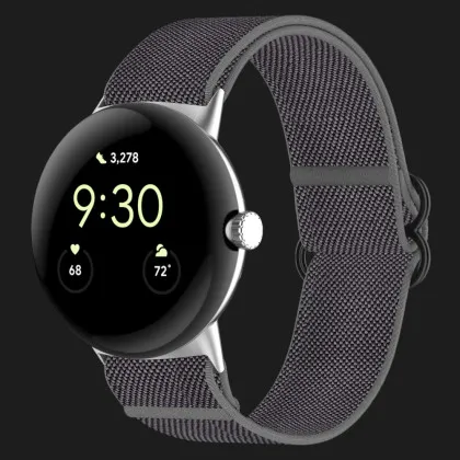 Ремінець Nylon Strap для Google Pixel Watch 1/2/3/4 41 mm (Grey) в Бродах