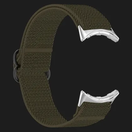 Ремінець Nylon Strap для Google Pixel Watch 1/2/3/4 41 mm (Dark Green) в Бродах