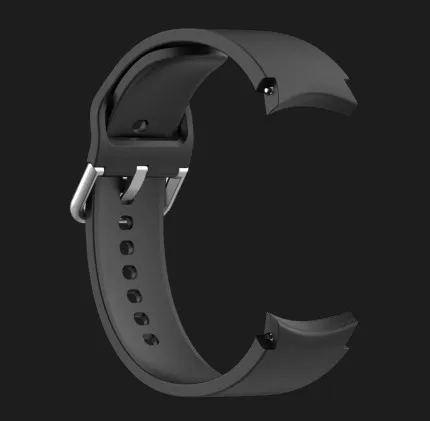 Ремешок Silicone Fit для для Samsung Galaxy Watch 7/FE/6/6 Classic/5/5 Pro/4 (Black)