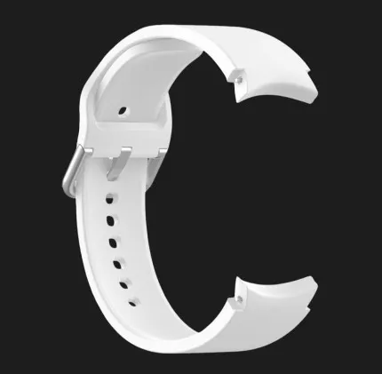 Ремешок Silicone Fit для для Samsung Galaxy Watch 7/FE/6/6 Classic/5/5 Pro/4 (White)