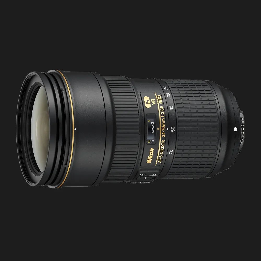 Універсальний об'єктив Nikon AF-S Nikkor 24-70mm f/2.8E ED VR (JAA824DA) (Standard)
