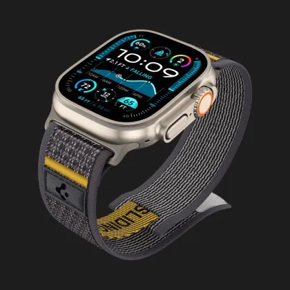 Ремінець Spigen Athlex Air для Apple Watch 44/45/46/49mm (Active Gray) в Чернігові