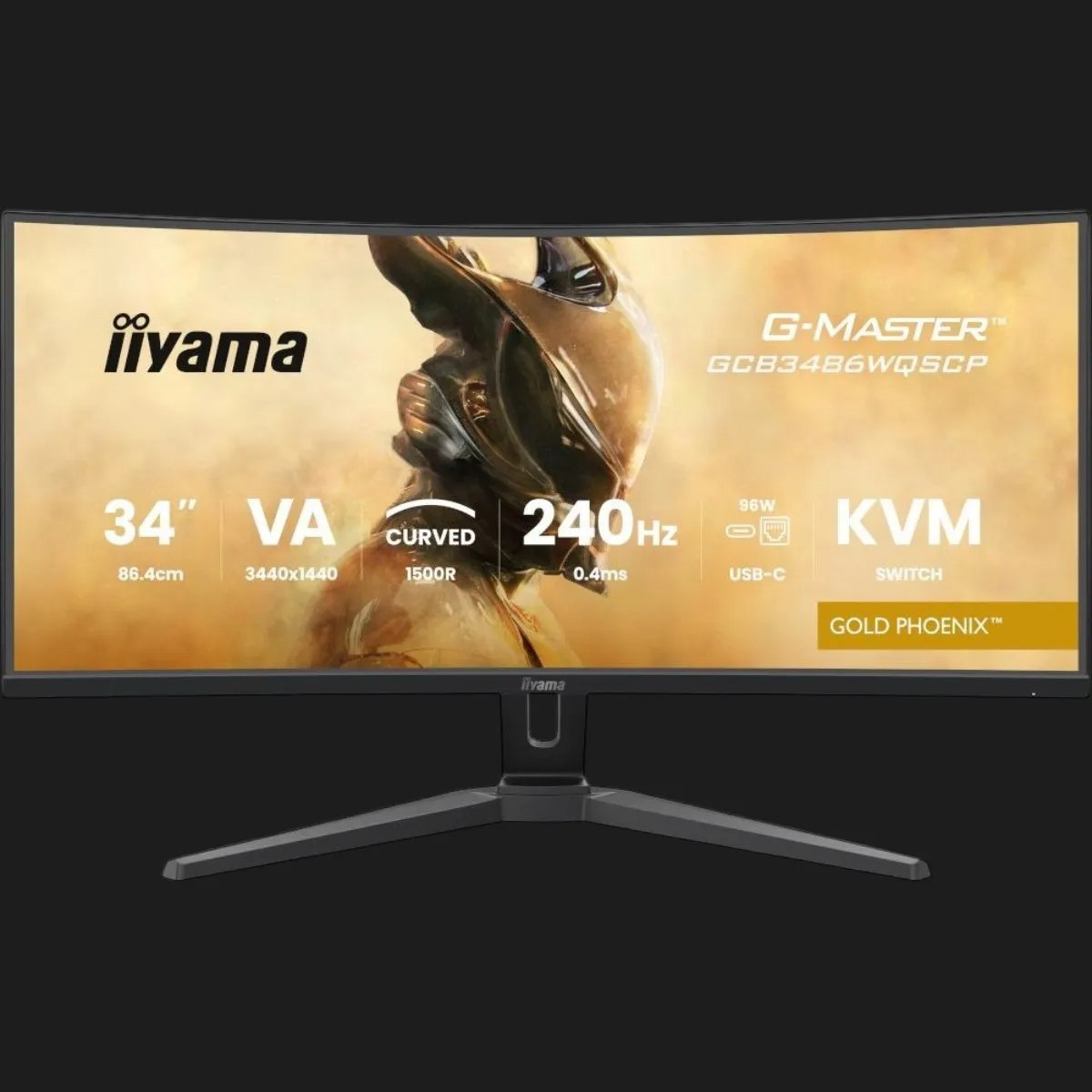 Монітор iiyama 34" VA 240Hz GCB3486WQSCP-B1 (UA)