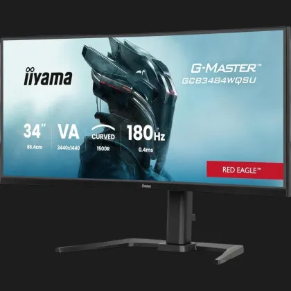 Монітор iiyama 34"VA 180Hz GCB3484WQSU-B1 (UA)