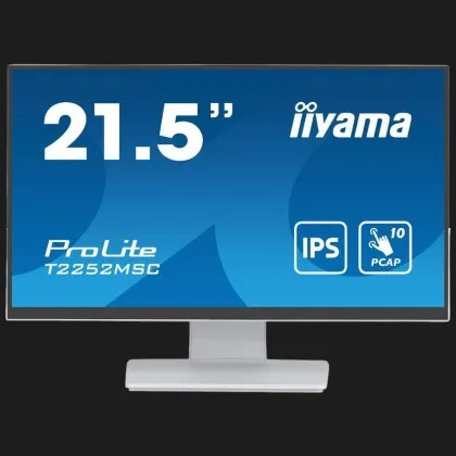 Монитор iiyama 21.5" IPS 60Hz T2252MSC-W2 (UA)