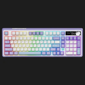 Клавіатура ігрова Ajazz AK980 (White/Purple) (AK980-CS-PWB) (UA) в Бродах