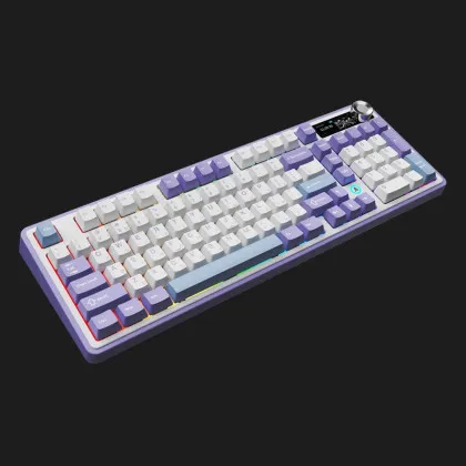 Клавіатура ігрова Ajazz AK980 (White/Purple) (AK980-CS-PWB) (UA)