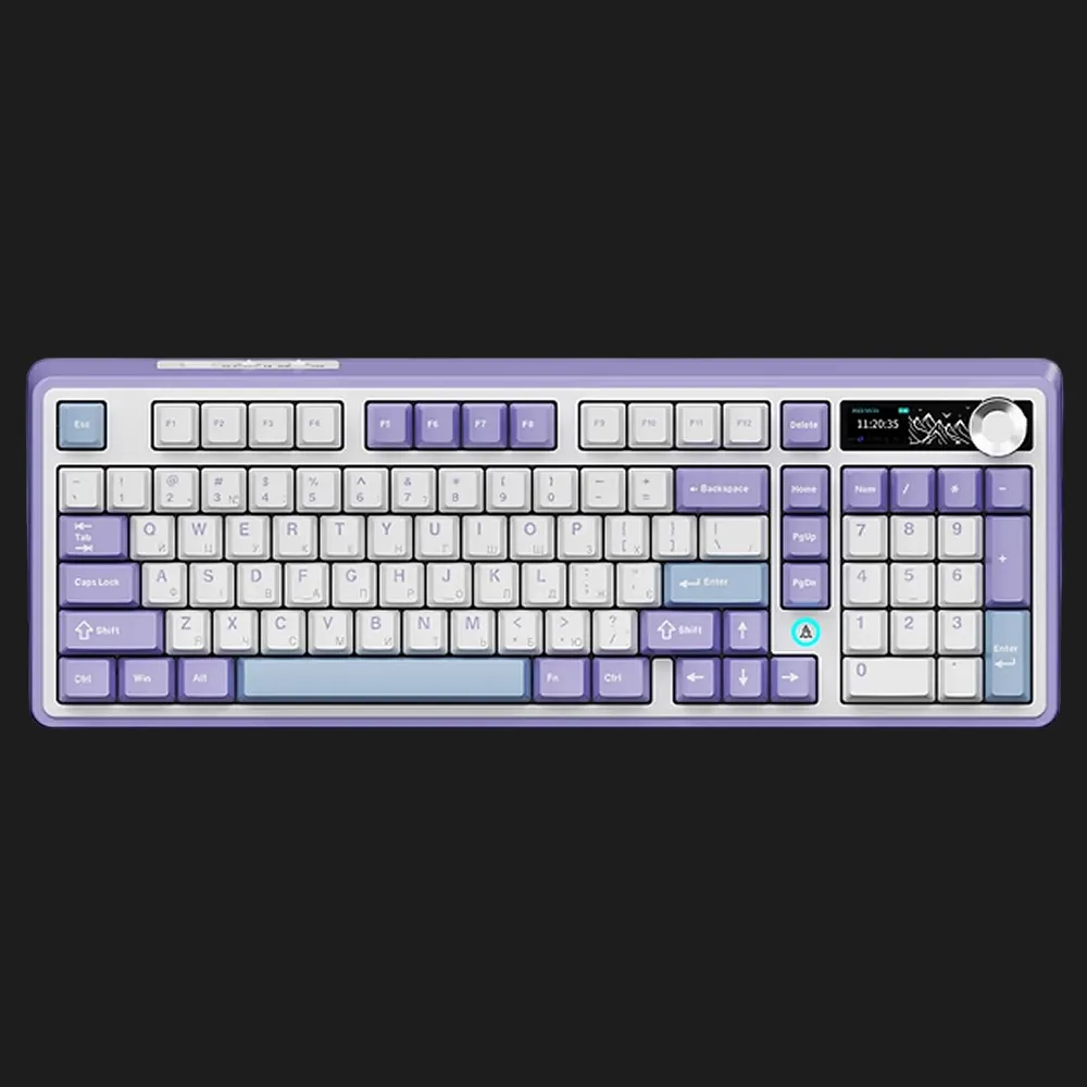 Клавіатура ігрова Ajazz AK980 (White/Purple) (AK980-CS-PWB) (UA)