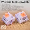 Клавиатура игровая Epomaker TH80 PRO V2 Wisteria Tactile (White) (UA)