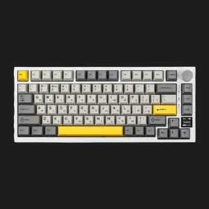 Клавіатура ігрова Epomaker AK820 Pro Flying Fish (White) (UA)