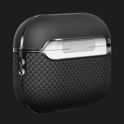Захисний чохол Pitaka Aramid Fiber Case для AirPods Pro (2nd/1st gen) (Black/Gray) в Чернігові