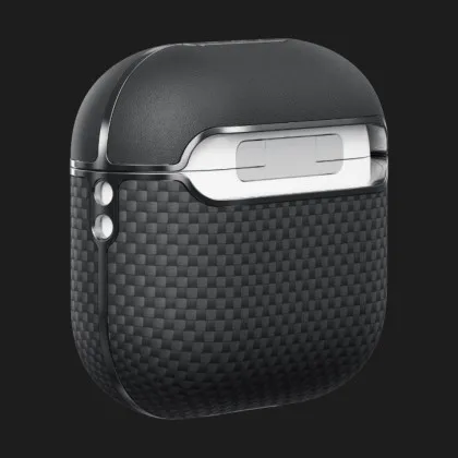 Захисний чохол Pitaka Aramid Fiber Case для AirPods 4 (Black/Gray) в Чернігові