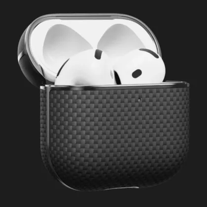 Захисний чохол Pitaka Aramid Fiber Case для AirPods 4 (Black/Gray) в Чернігові