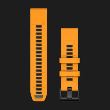 Ремінець Garmin QuickFit Watch Bands Silicone 22mm (Orange/Graphite) в Ковелі