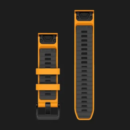 Ремінець Garmin QuickFit Watch Bands Silicone 22mm (Orange/Graphite) в Ковелі