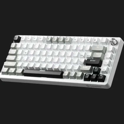 Ігрова клавіатура Gamepro Genesis  Silverlight (MK116) (White) (UA)