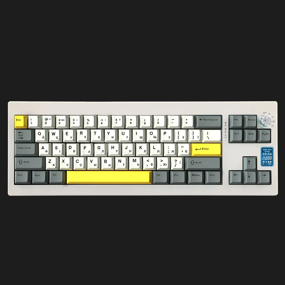 Клавіатура механічна бездротова Epomaker Shadow-X Mulan (SHX-W-M) (White) (UA)