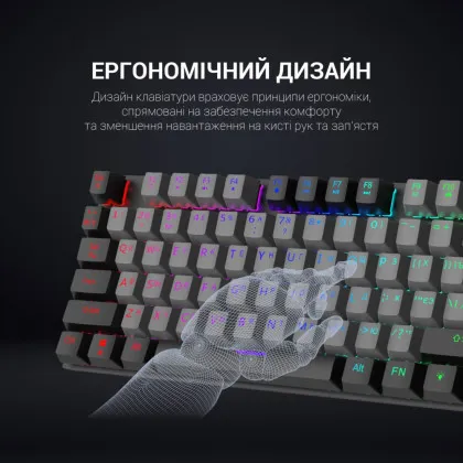 Ігрова клавіатура Gamepro MK100B (Black) (UA)