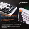 Ігрова клавіатура GamePro MK160W (Red) з Hot-Swap RGB White (UA)