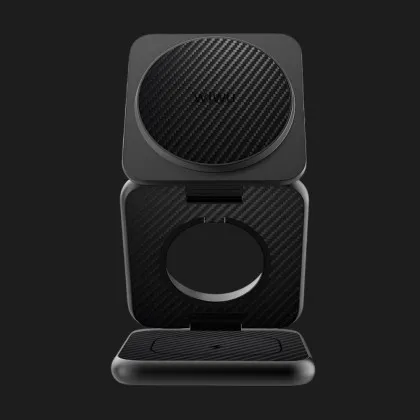 Безпровідна зарядка WiWU Wi-W035 Kevlar 3 in 1 Wireless Charger (Black)