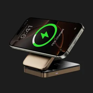 Беспроводная зарядка WiWU Wi-W038 Triple 3 in 1 Wireless Charger (Gold) в Белой Церкви