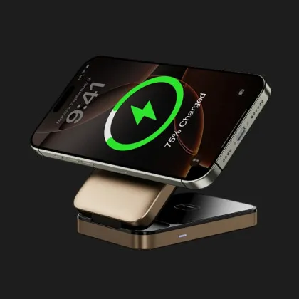 Безпровідна зарядка WiWU Wi-W038 Triple 3 in 1 Wireless Charger (Gold)