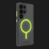 Чехол SkinArma Saido Niteglow with Mag-Charge для Samsung S25 Ultra (Green) (SK-525U-SDOGLOW-GRN)