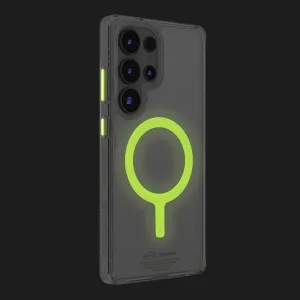 Чехол SkinArma Saido Niteglow with Mag-Charge для Samsung S25 Ultra (Green) (SK-525U-SDOGLOW-GRN) в Александрии