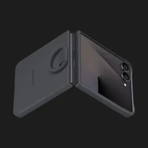 Чехол Samsung Silicone Case with Ring для Samsung Flip 7 (F766) (Black) в Хмельницком
