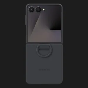 Чехол Samsung Silicone Case with Ring для Samsung Flip 7 (F766) (Black) в Хмельницком