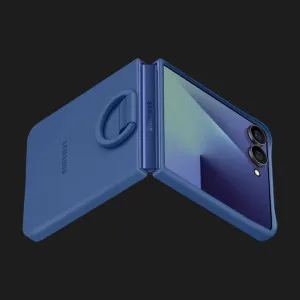 Чехол Samsung Silicone Case with Ring для Samsung Flip 7 (F766) (Blue) в Луцке