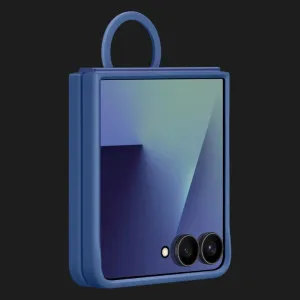 Чехол Samsung Silicone Case with Ring для Samsung Flip 7 (F766) (Blue) в Луцке