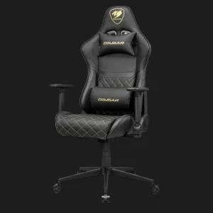 Кресло для геймеров Cougar Armor One V2 Gold (Black) (UA)