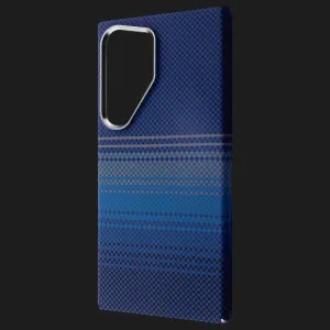 Чохол WAVE Gleam Case with Magnetic Ring для Samsung Galaxy S24 Ultra (Blue Stripes) в Хмельницькому