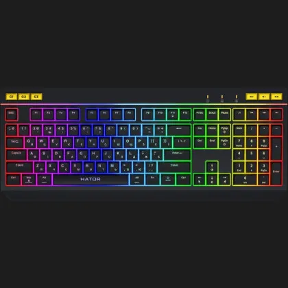Клавіатура ігрова HATOR Icefall (Black) (HTK402UA) (UA)