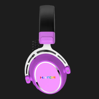Игровая гарнитура HATOR Hypergang 3 Hi-Res SyncHUB Wireless Cyber Violet (ESH52) (UA)