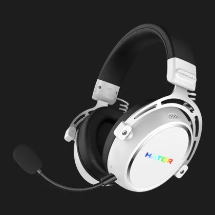 Игровая гарнитура HATOR Hypergang 3 Hi-Res SyncHUB Wireless White (ESH56) (UA)