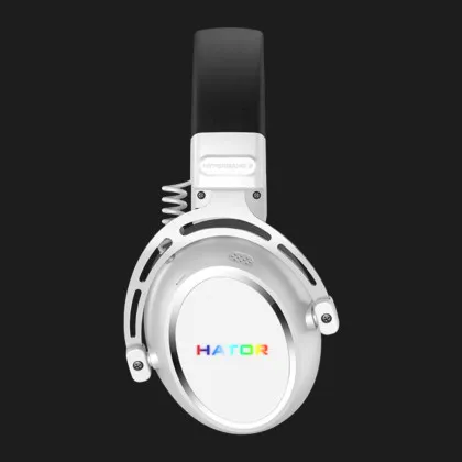Игровая гарнитура HATOR Hypergang 3 Hi-Res SyncHUB Wireless White (ESH56) (UA)